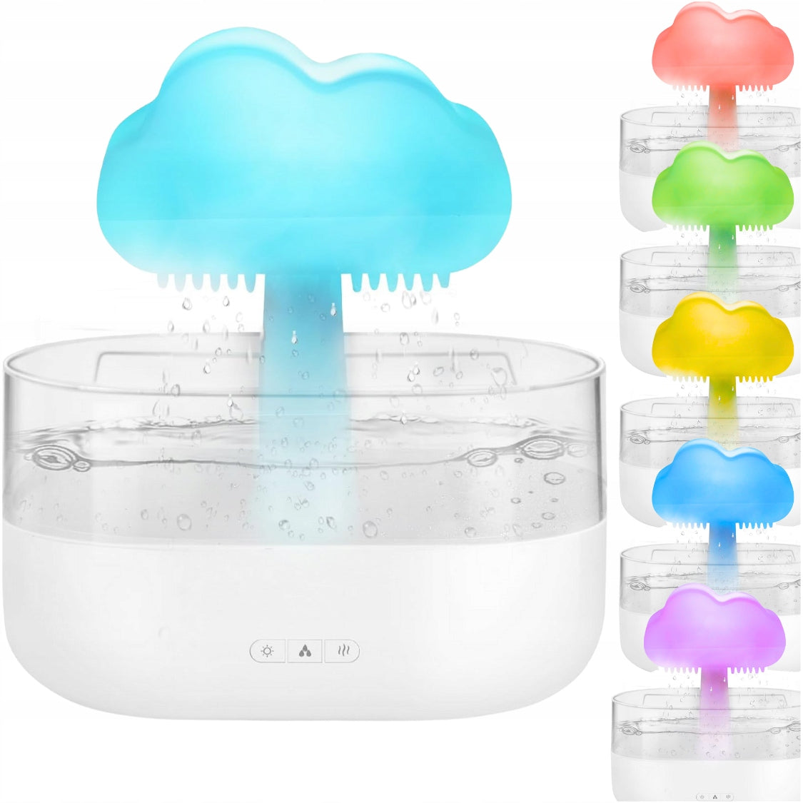 AROMA DIFFUSER HUMIDIFIER FOR ESSENTIAL OILS AROMATHERAPY Manufacturer code czysta chmurka z trzema olejkami eterycznymi