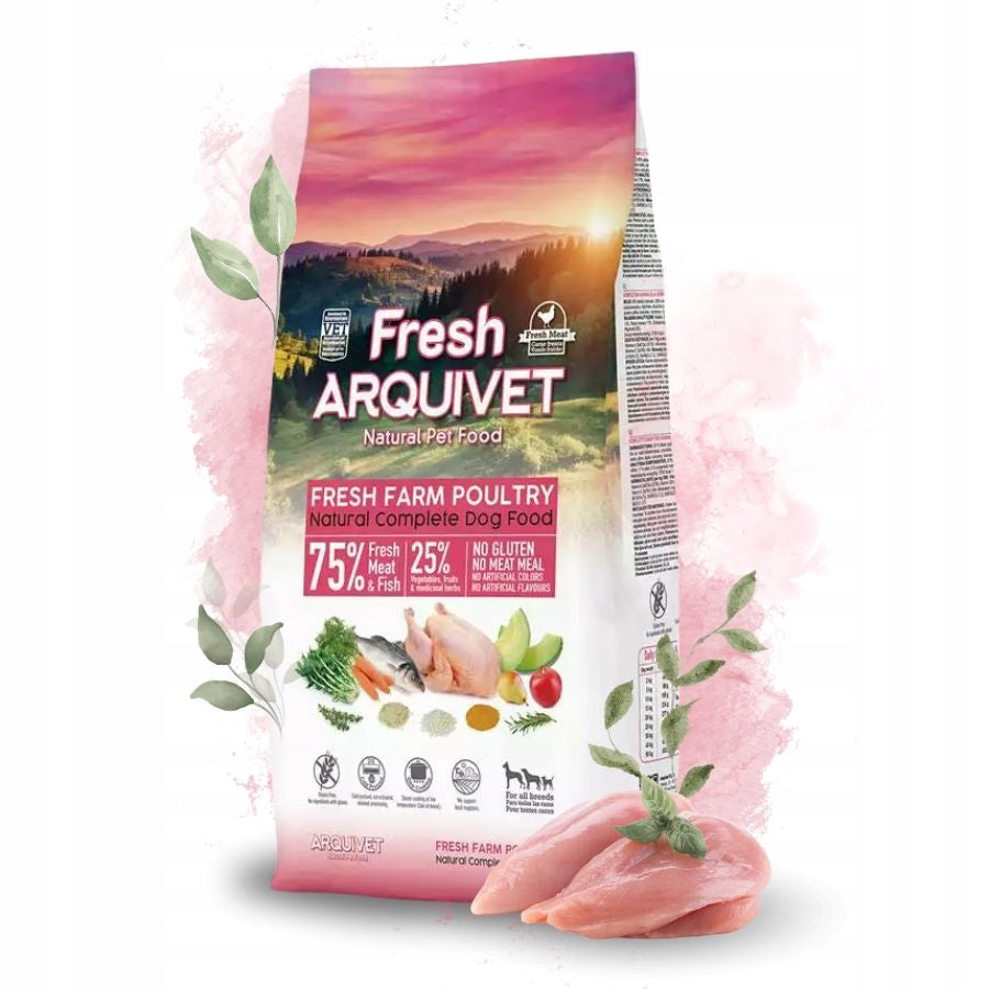 ARQUIVET FRESH Semi-moist dog food MEAT AND OCEAN FISH 10kg