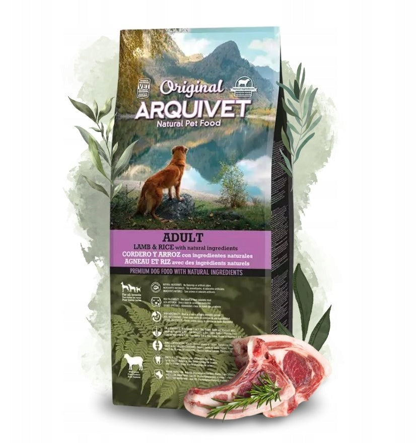 ARQUIVET Original Adult dry dog food LAMB WITH RICE 12 kg