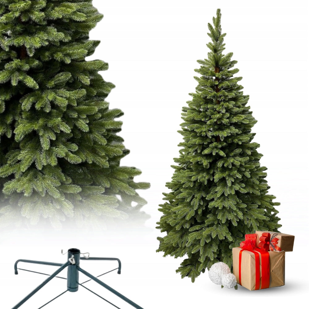 ARTIFICIAL CHRISTMAS TREE 100% PE LAPLAND SPRUCE 220cm DENSE LARGE PREMIUM STAND