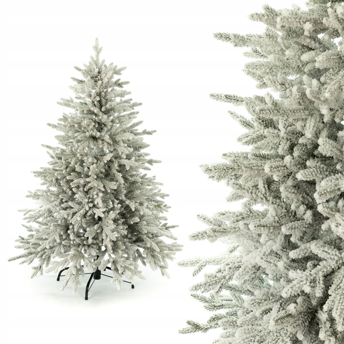 ARTIFICIAL CHRISTMAS TREE 100cm SPRUCE NATURE WITH SNOW 100% PE snow-covered snow