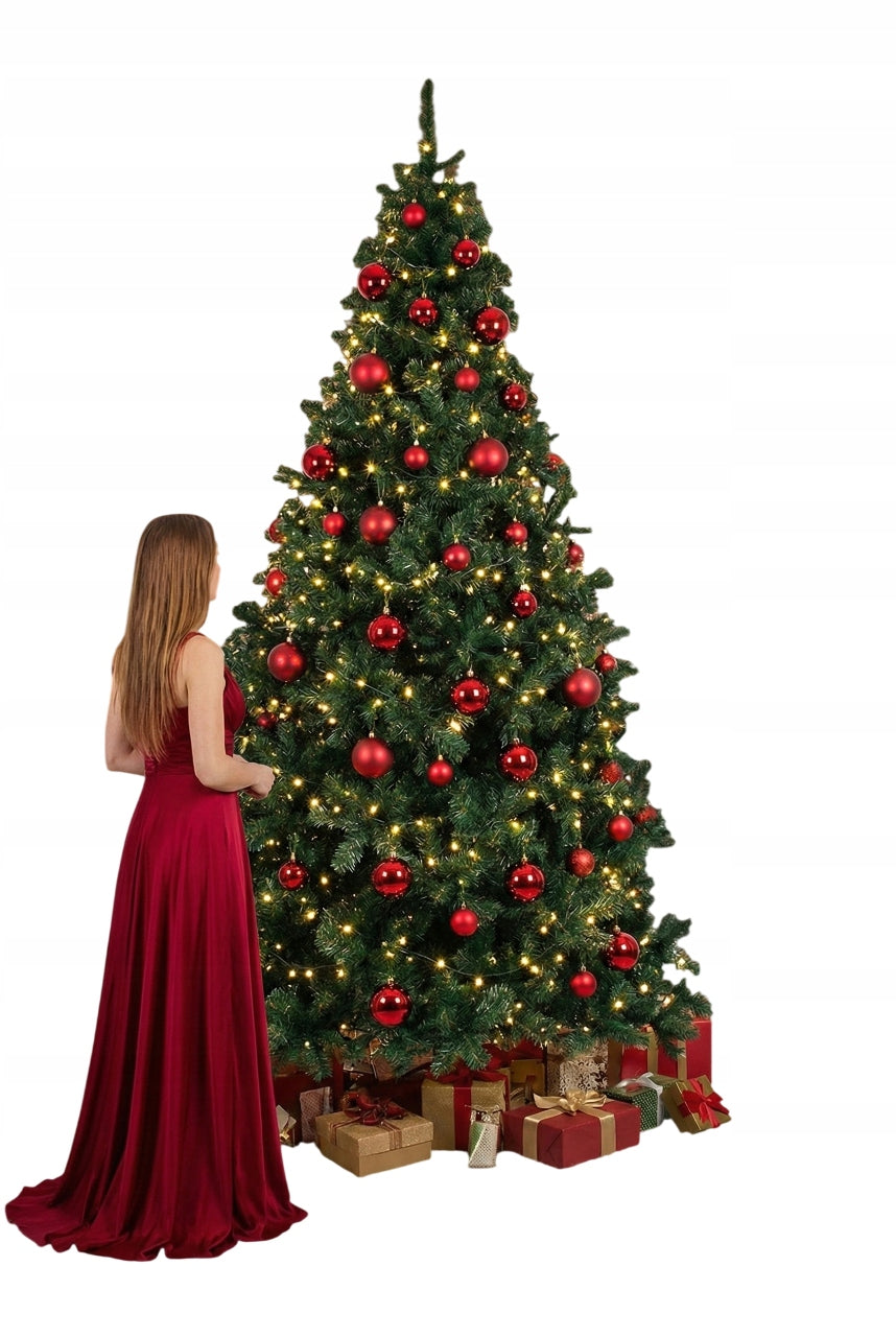 ARTIFICIAL CHRISTMAS TREE Fir High Dense Green As Live on Stand 300 cm