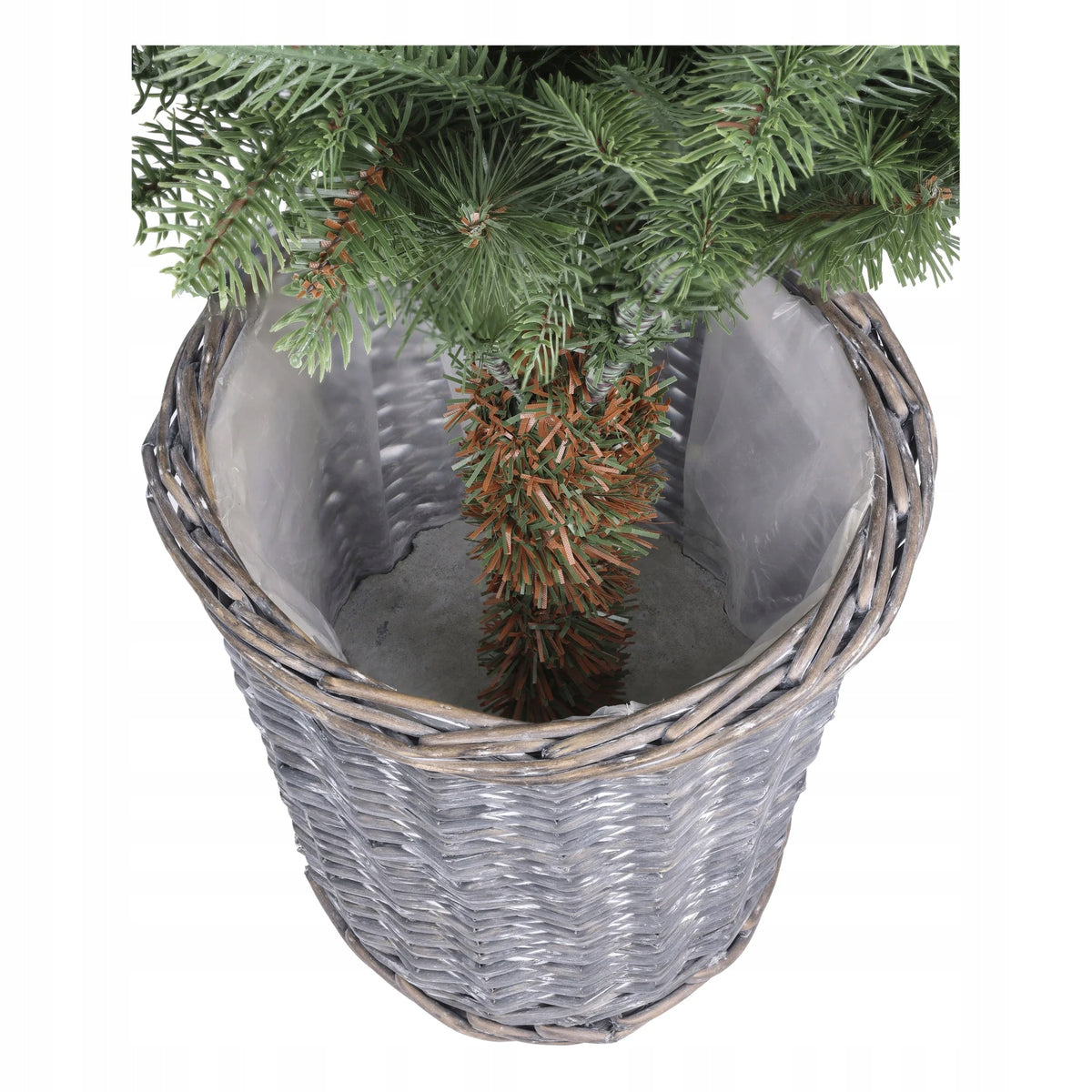 ARTIFICIAL CHRISTMAS TREE IN BASKET 130 CM NATURAL DENSE NATURAL LOOK Manufacturer code 024817
