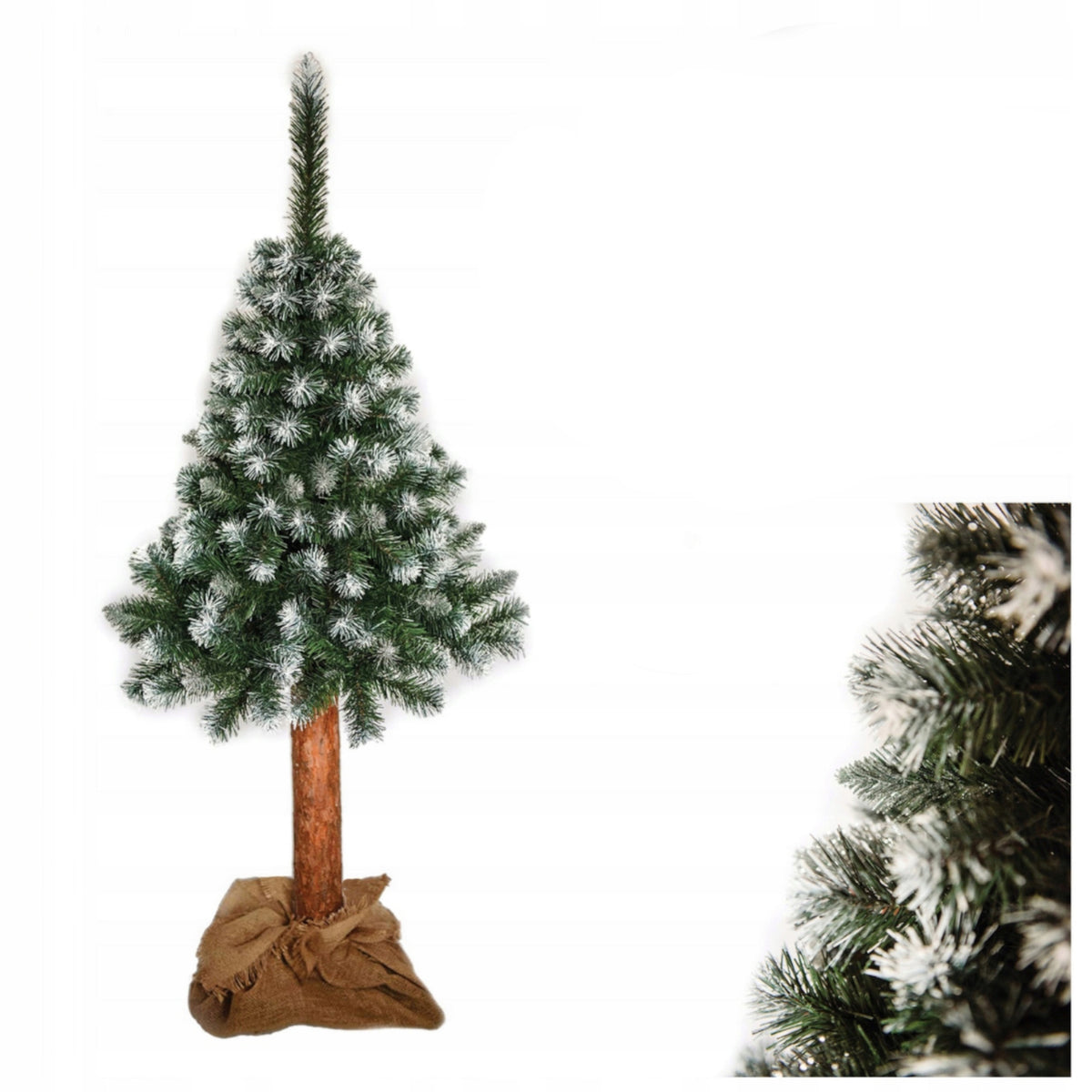 ARTIFICIAL CHRISTMAS TREE ON THE TRUNK BEAUTIFUL DIAMOND PINE DENSE SNOW-COVERED 180 CM Manufacturer code 5906551402797