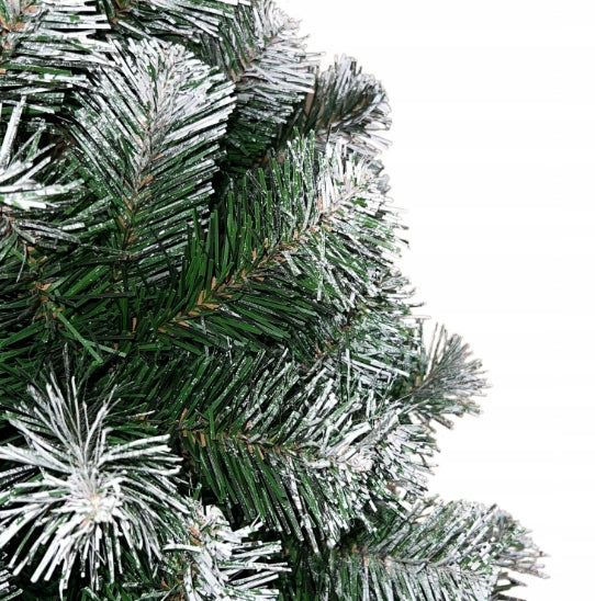 ARTIFICIAL CHRISTMAS TREE ON THE TRUNK BEAUTIFUL DIAMOND PINE DENSE SNOW-COVERED 180 CM Packaging status original