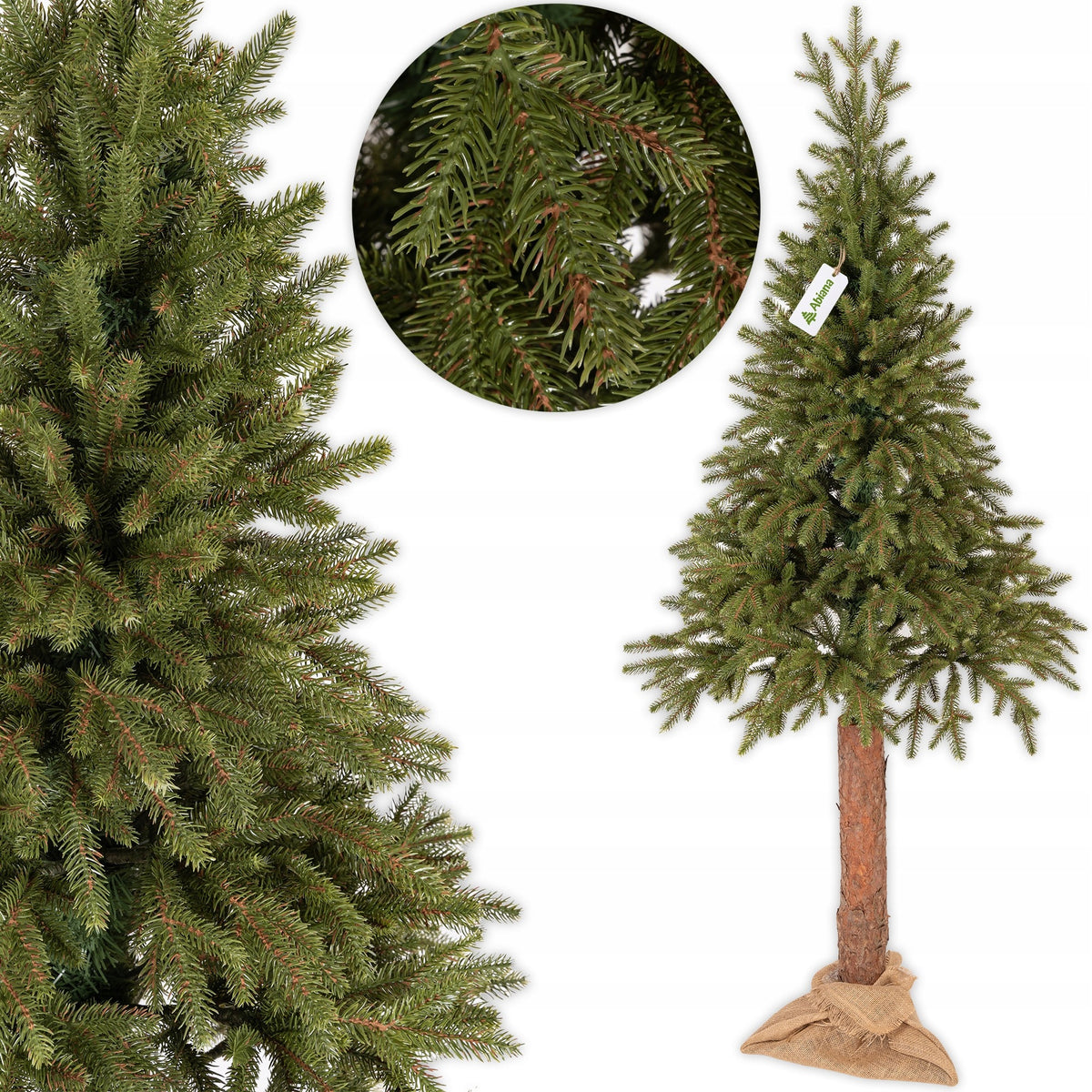 ARTIFICIAL CHRISTMAS TREE ON THE TRUNK LIKE LIVE SPRUCE 180 CM 100% PE DENSE Manufacturer code 5905937425252