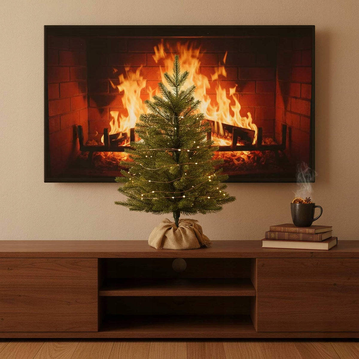 ARTIFICIAL CHRISTMAS TREE PE 60cm LIKE REAL CAUCASIAN SPRUCE NATURAL PREMIUM Packaging status original