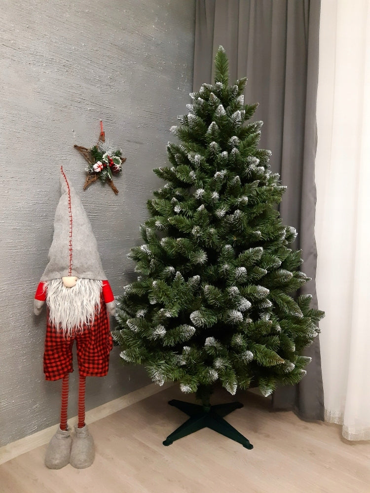 ARTIFICIAL CHRISTMAS TREE SNOW-COVERED NATURAL WITH WHITE ENDS DENSE 90 cm Brand no brand