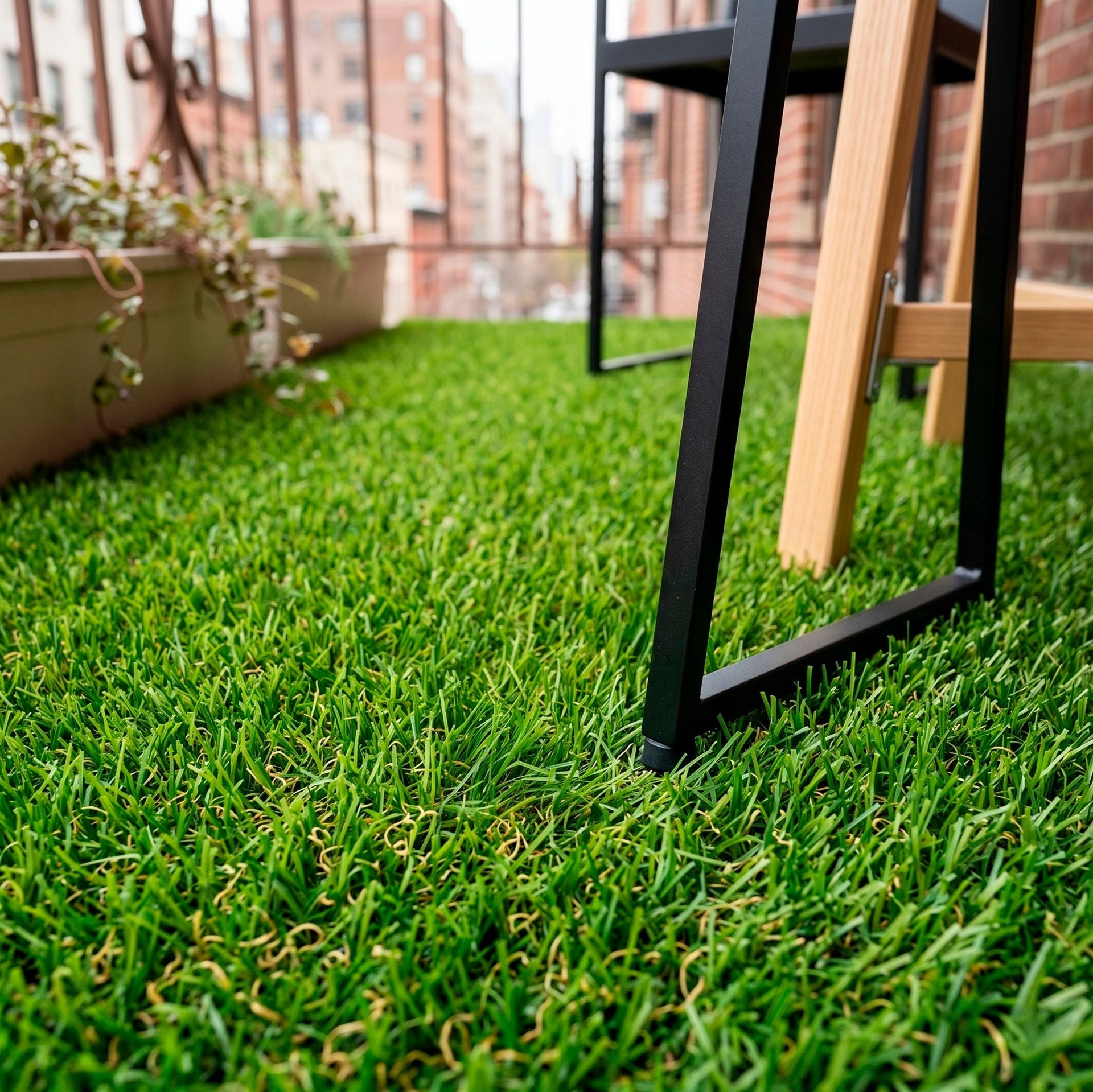 ARTIFICIAL GRASS 20mm GREEN ROLL CARPET 1x5 M BALCONY TERRACE GARDEN Color green