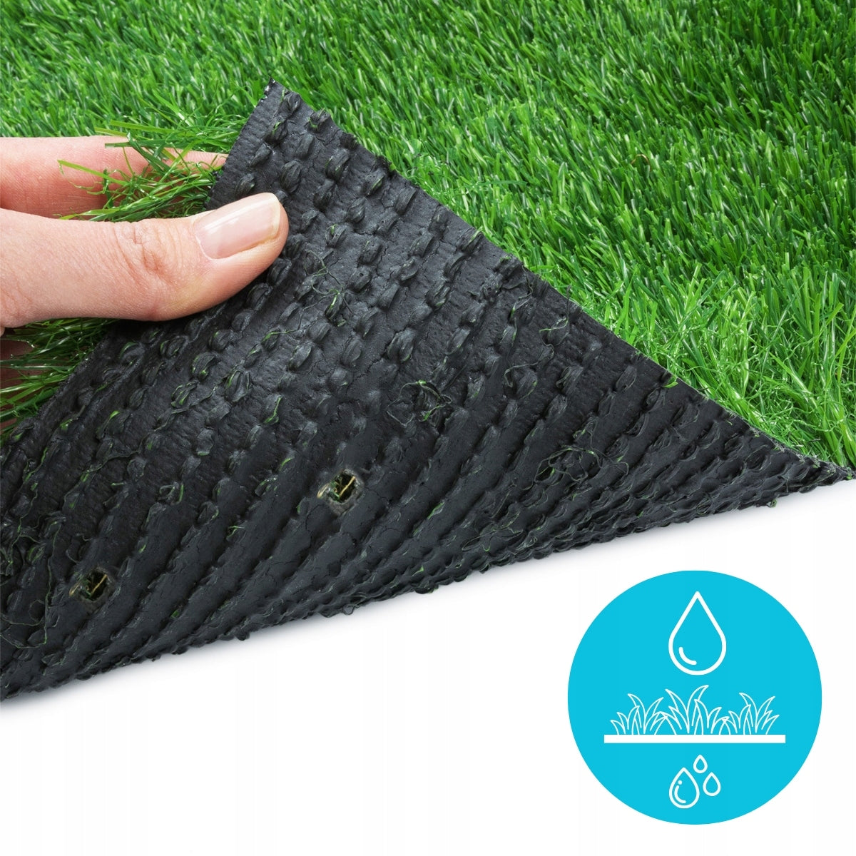 ARTIFICIAL GRASS 2m PREMIUM 5cm 50mm THICK High Soft OEKO-TEX Certified Thickness 52 mm