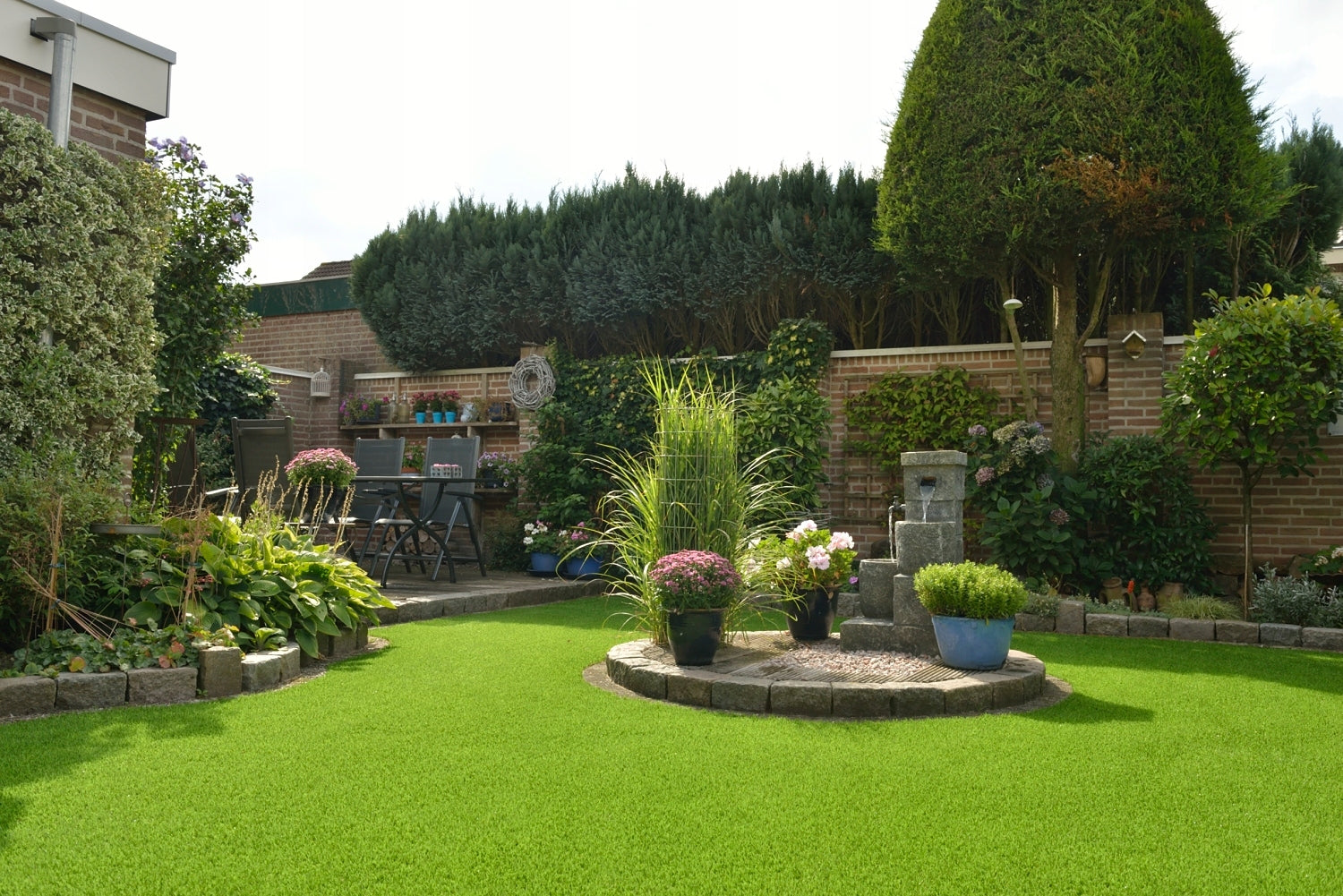 ARTIFICIAL GRASS CARPET 300x150cm GREEN INTENS VERDE FIELD GARDEN Color green