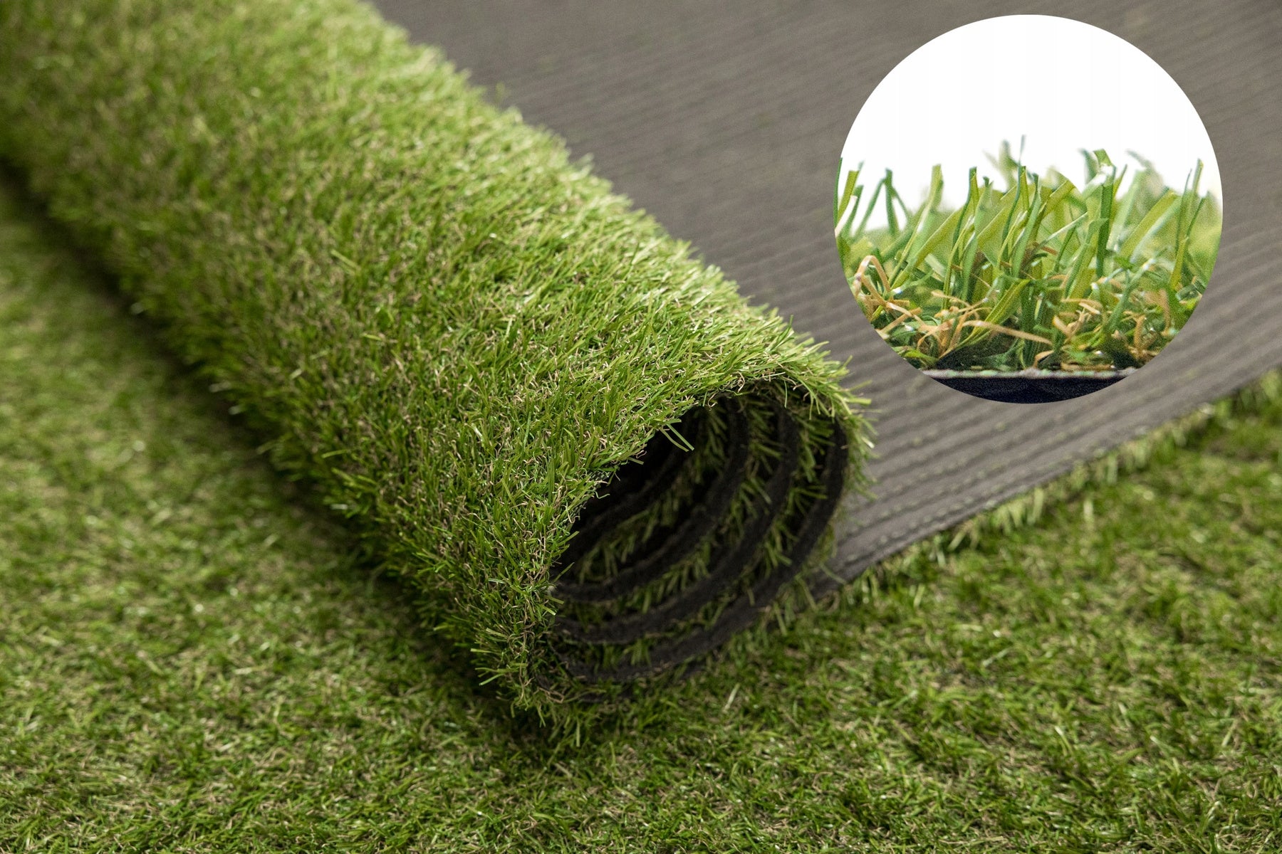 ARTIFICIAL GRASS GREEN width 5m FOR BALCONY TERRACE GARDEN UNDER POOL SOFT 21mm