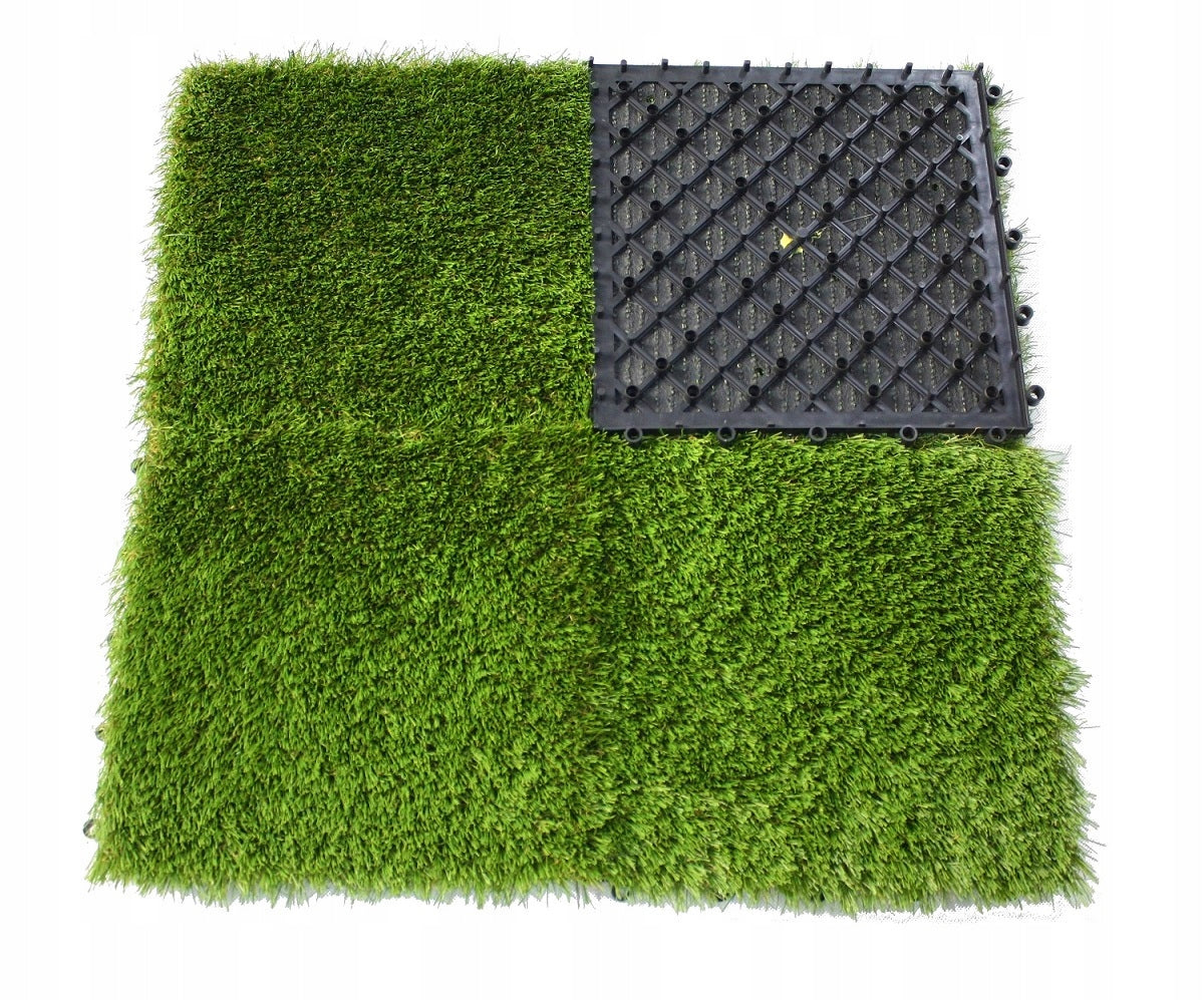 ARTIFICIAL GRASS in Supreme tiles 30x30 cm 10 pcs Color green