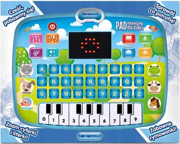 ARTYK Educational pad for children E-Edu learning numbers letters song sound Manufacturer code 137488