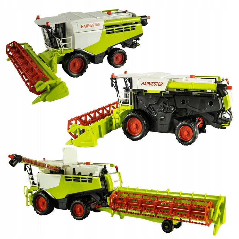 AS A GIFT Large COMBINE HARVESTER Moving Elements Tractor