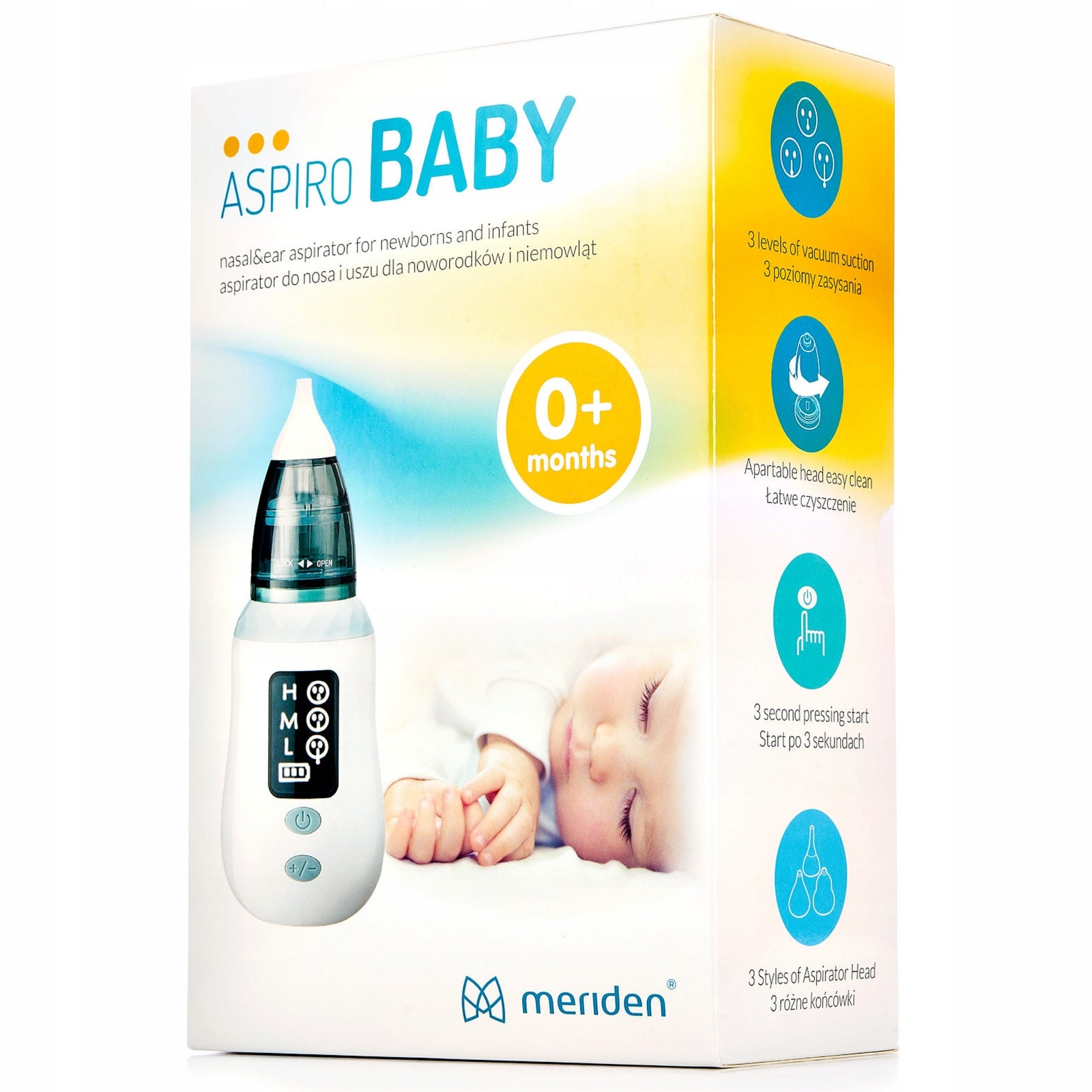 ASPIRATOR ASPIRO Baby Katarek 3in1 for nose and ears