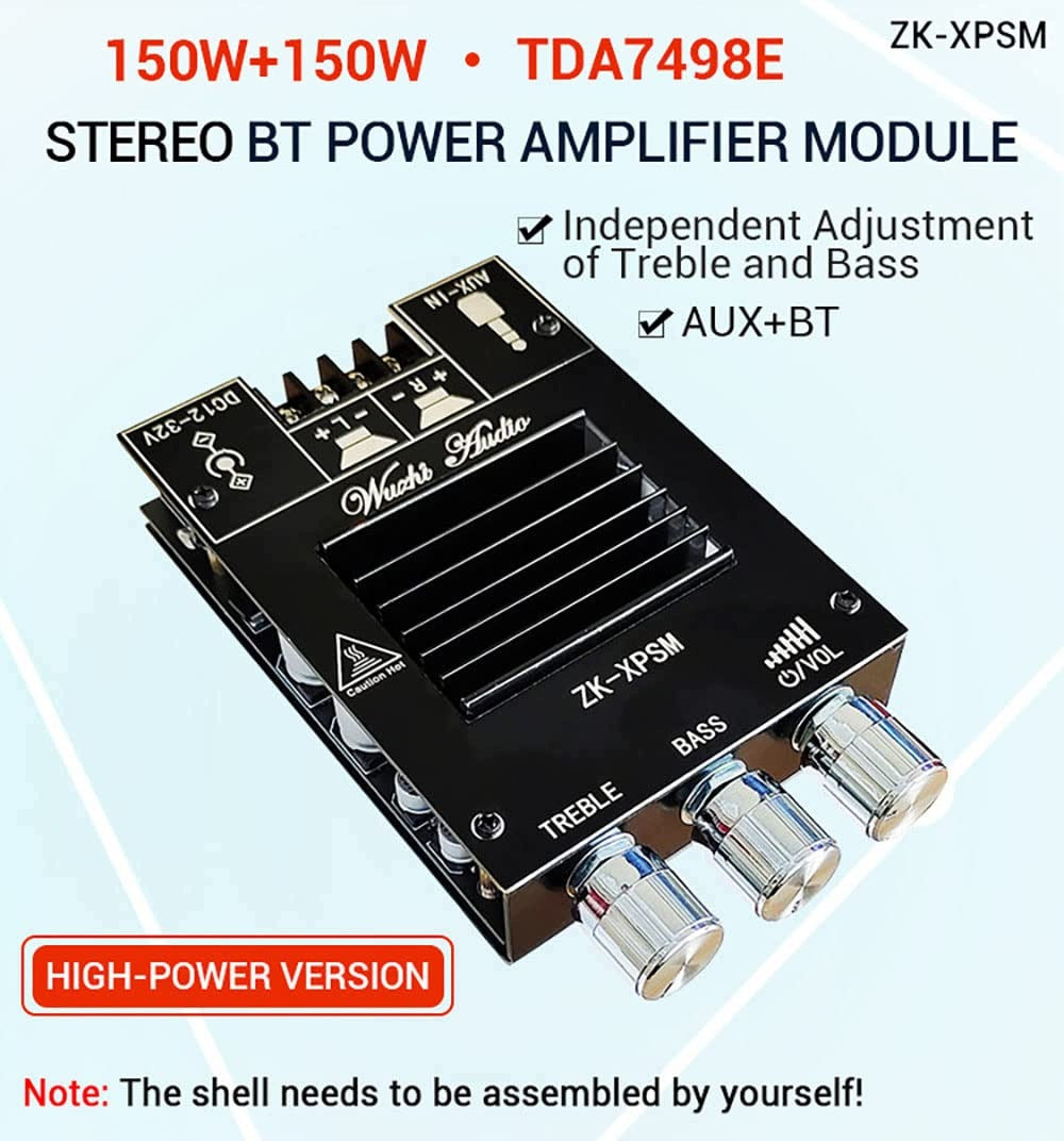 AUDIO POWER AMPLIFIER 150W 150W STEREO HIFI SOUND EQUALIZER AUX Brand no brand
