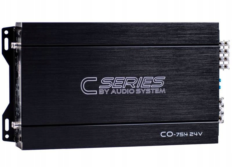 AUDIO SYSTEM CO75.4 24V 4x120W RMS EFFICIENT FOR TRUCK, 24V BUS