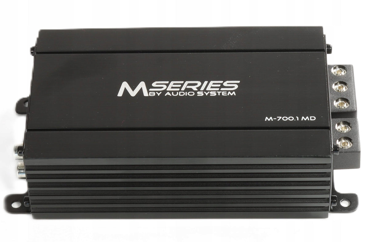 AUDIO SYSTEM M-700.1MD AMPLIFIER 1x300/500/700W RMS Packaging status original