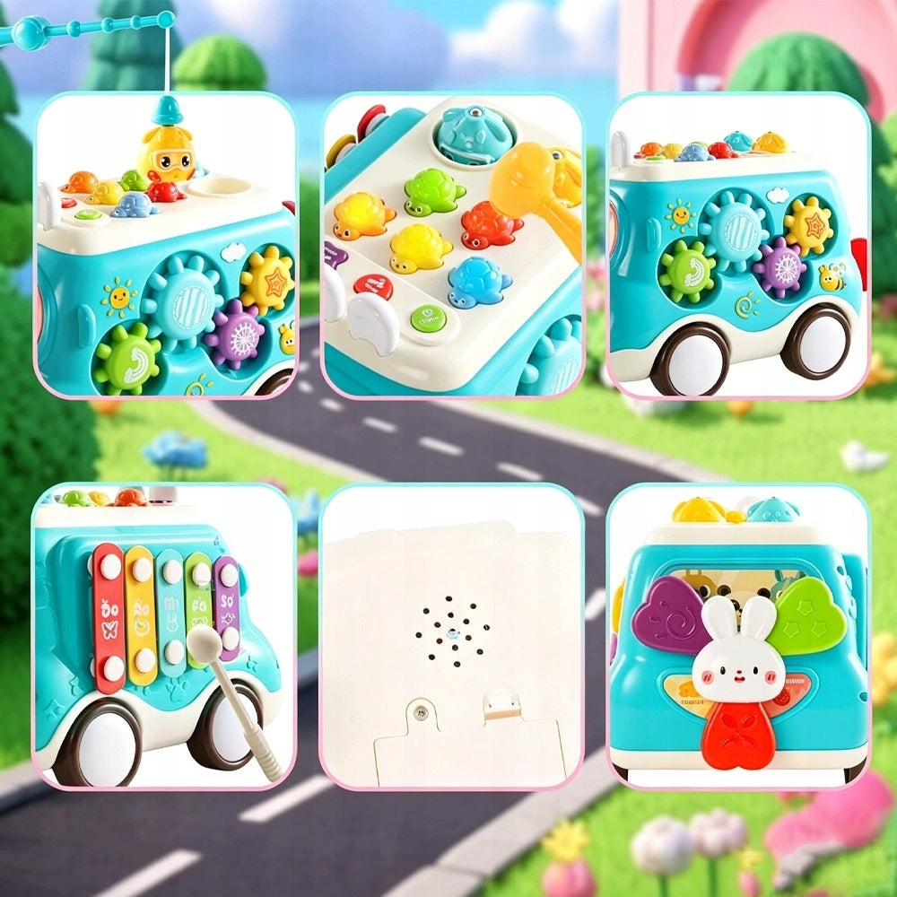 AUTO EDUCATIONAL INTERACTIVE MUSIC BUS SOUND CYMBALS FOR CHILDREN Brand no brand