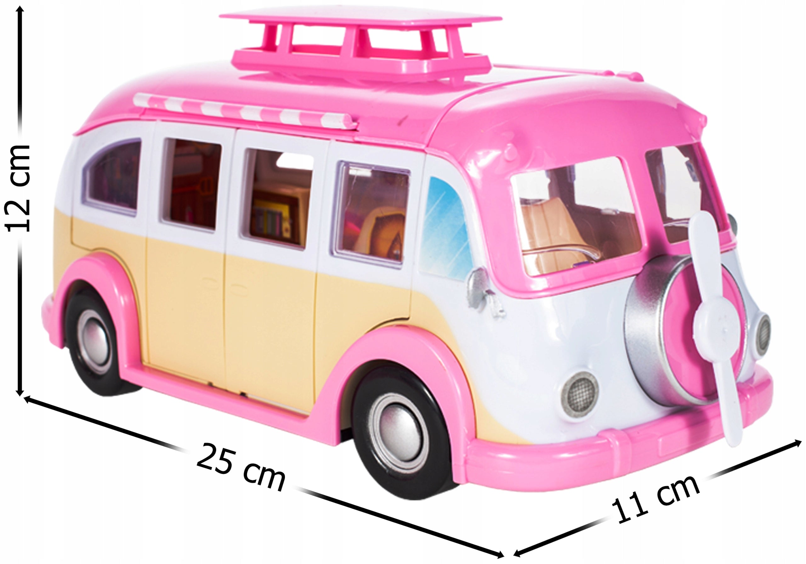 AUTO MOTORHOME PINK ICE CREAM PARLOR FOR DOLLS CAR ACCESSORIES FOR GIRLS Manufacturer code 106919