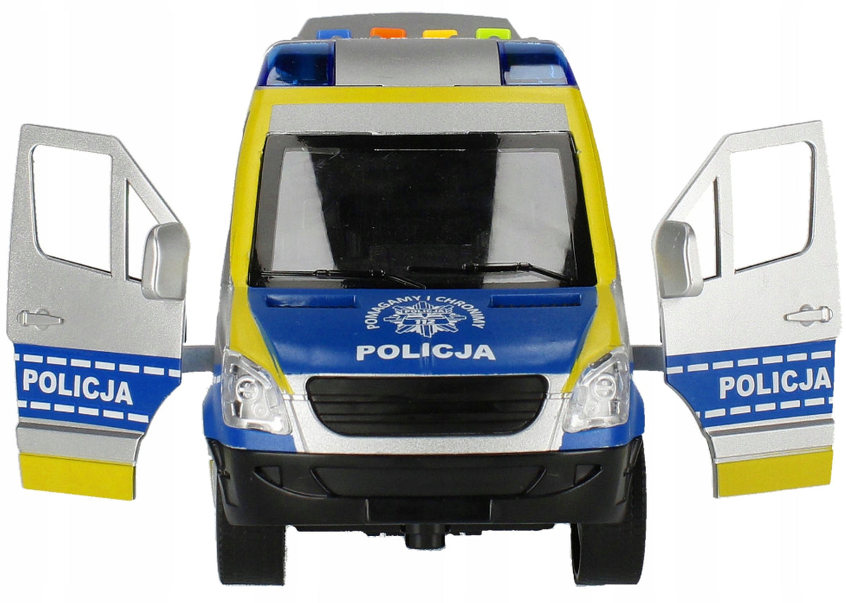 AUTO POLICE DAWN SOUND 1:16 27X17X12 MY CITY POLISH VERSION Manufacturer code 520414