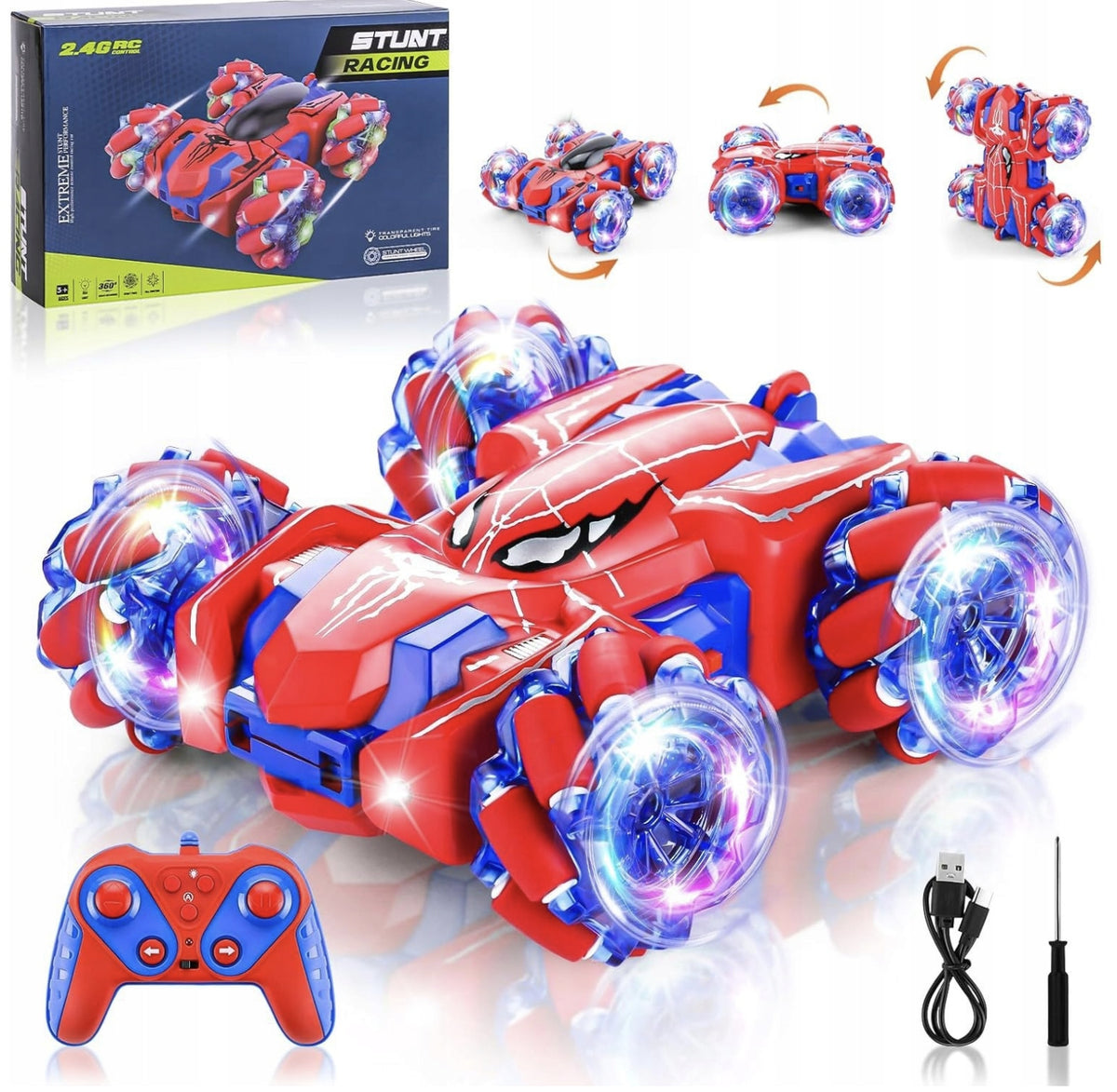 AUTO RC STUNT 360° REMOTE CONTROLLED LED CAR LIGHTS Manufacturer code WJ121458AXXBKRE