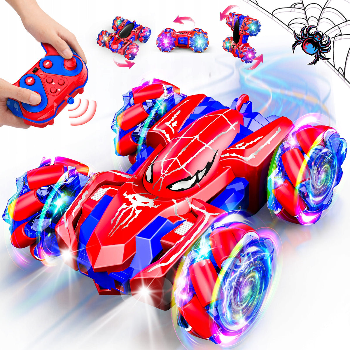 AUTO RC STUNT 360° REMOTE CONTROLLED LED CAR LIGHTS
