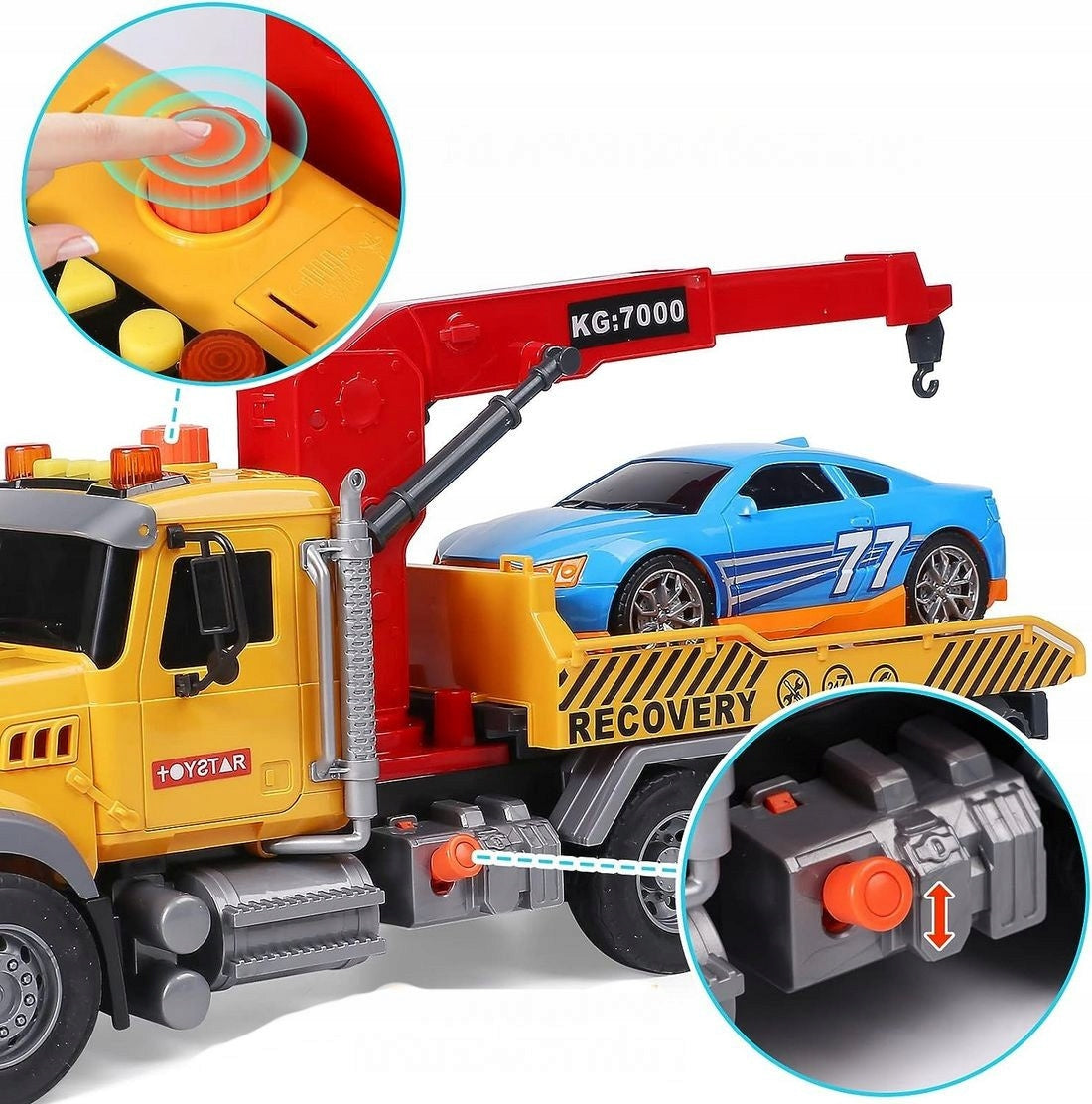 AUTO ROADSIDE ASSISTANCE CAR TOW TRUCK DRIVE TUG RUBBER WHEELS CAR TRAN Brand Sferazabawek