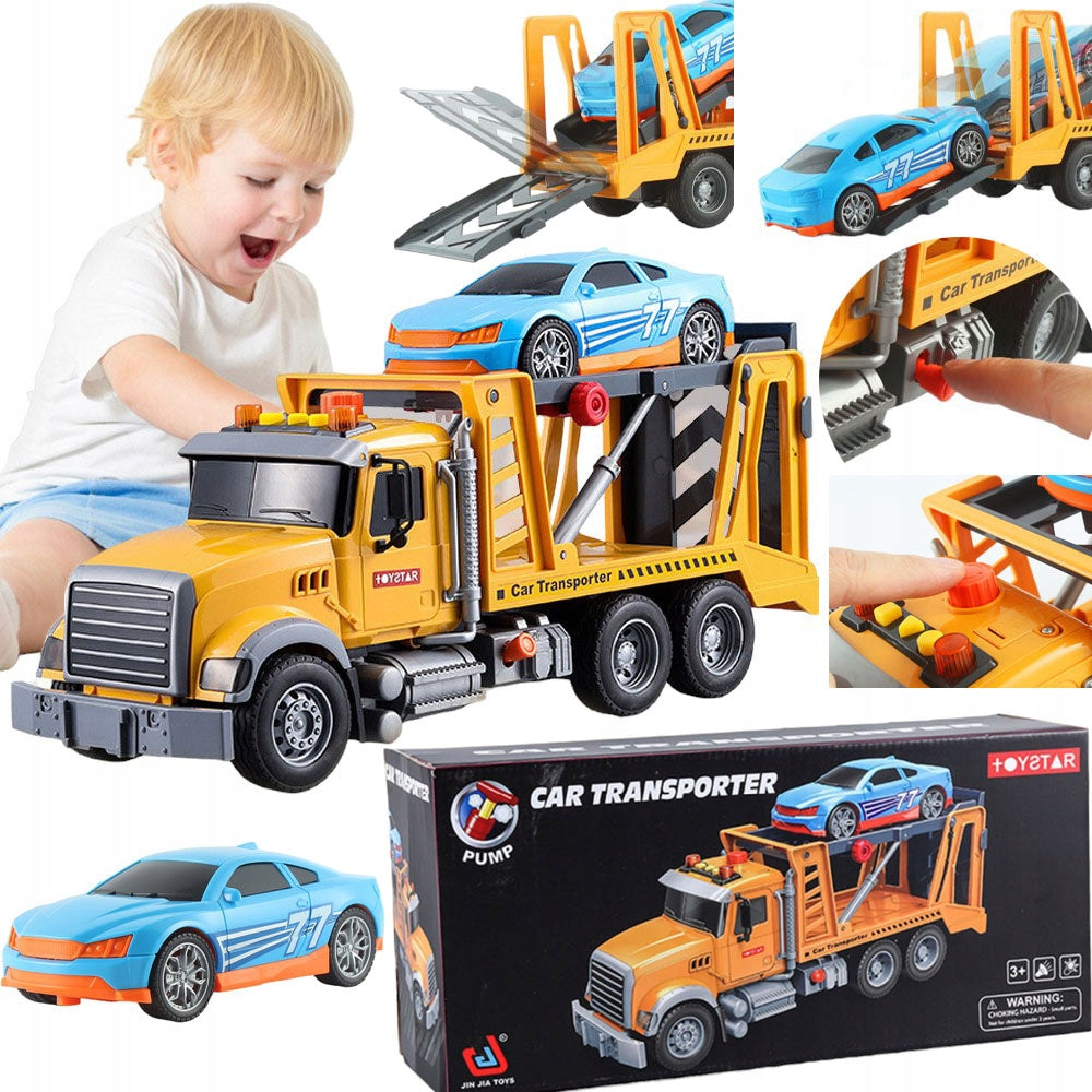AUTO ROADSIDE ASSISTANCE TOW TRUCK TIR VEHICLE SET CAR WITH LIGHT AND SOUND