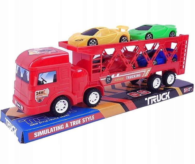 AUTO TOW TRUCK LARGE TRUCK WITH CARS TIR 32CM 226s