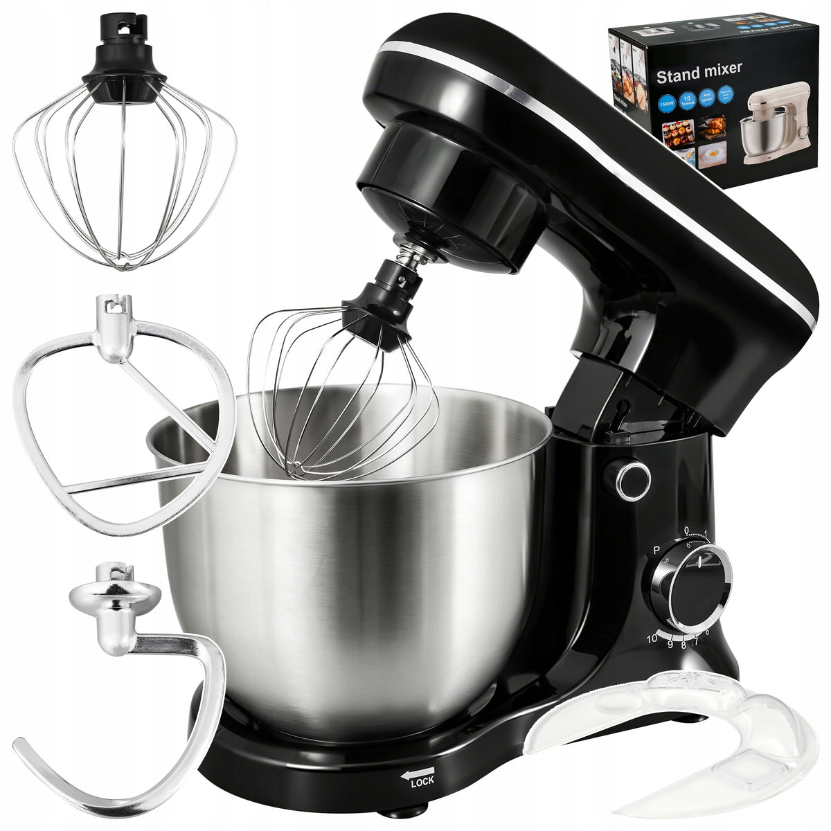 AUTOMATIC 6IN1 FOOD PROCESSOR PLANETARY MIXER WITH BOWL MYCHEF 1500W 5,2L