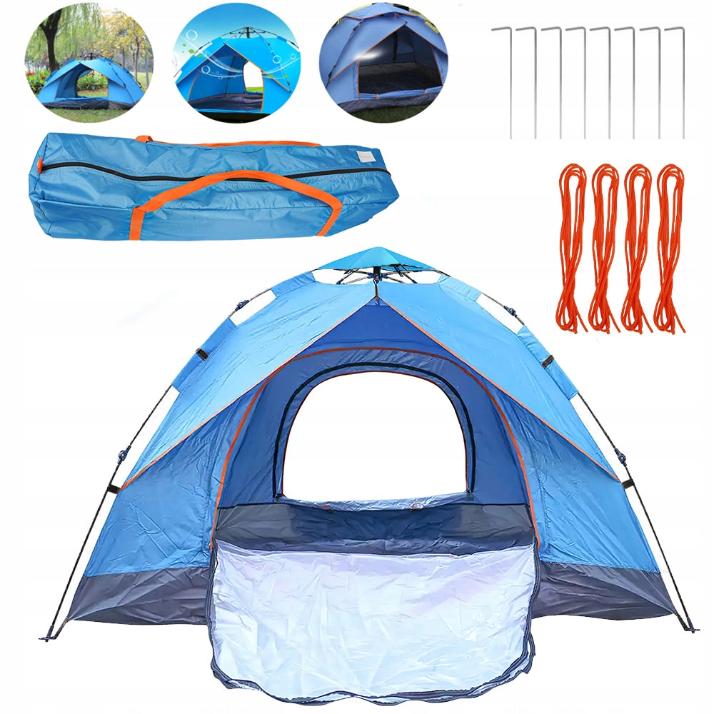 AUTOMATIC CAMPING SELF-FOLDING TENT PORTABLE 3-4 PERSONS
