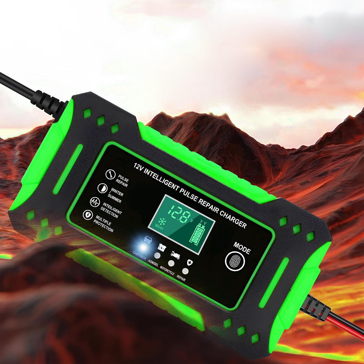 AUTOMATIC CAR Rectifier WITH 12V 6A BATTERY REPAIR FUNCTION Packaging status original