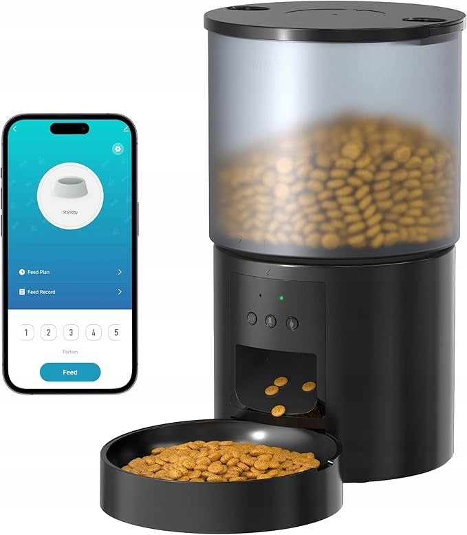 AUTOMATIC FEEDER FOR CATS 4L WIFI WITH SCHEDULE DISPENSER CONTROLLED