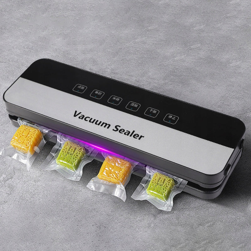 AUTOMATIC FOOD VACUUM WELDING MACHINE PACKING MACHINE + 30 BAGS 120W Model Vacuum sealer + 30 vacuum bags