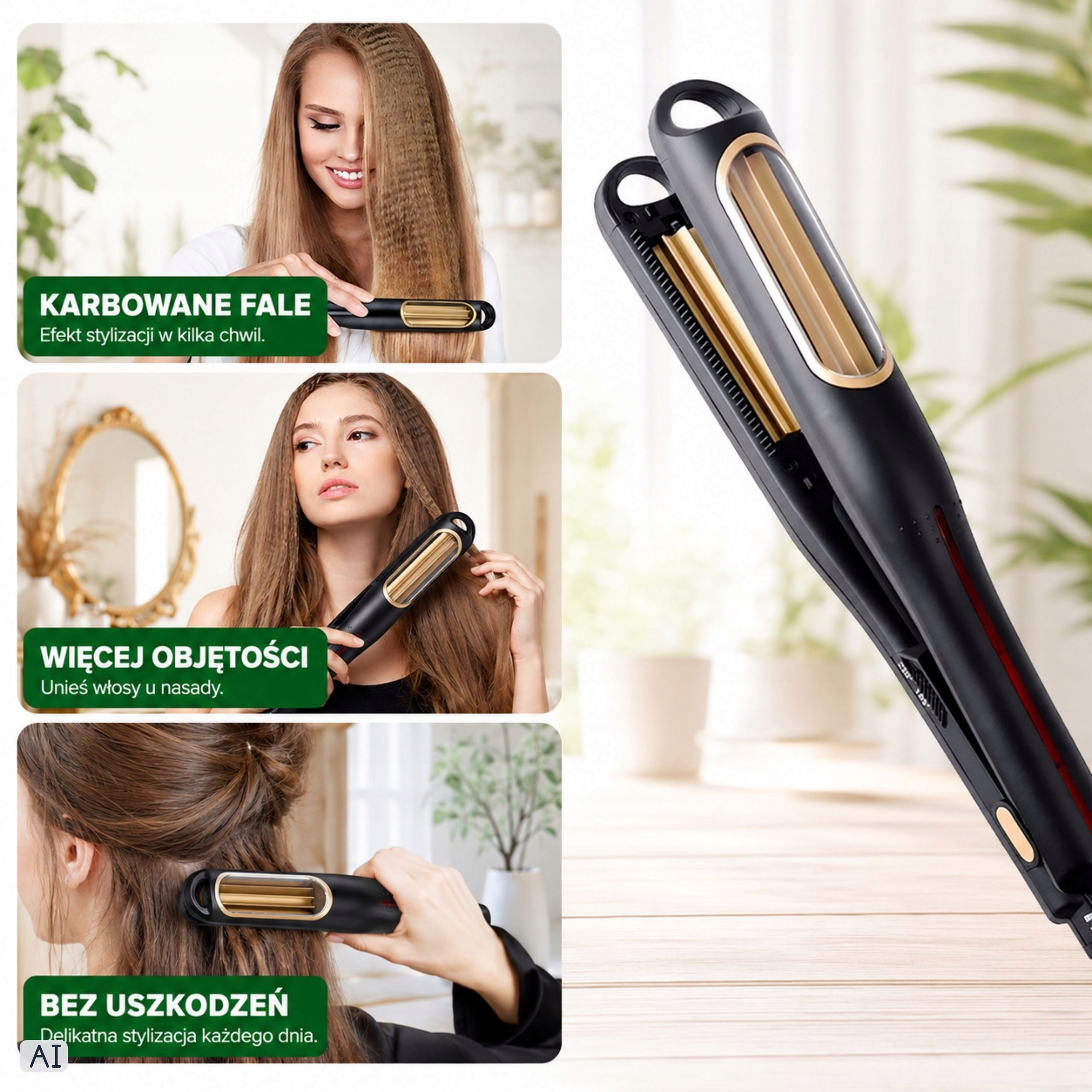 AUTOMATIC HAIR CRIMPER WITHOUT DAMAGING 36W 190-210°C Brand no brand