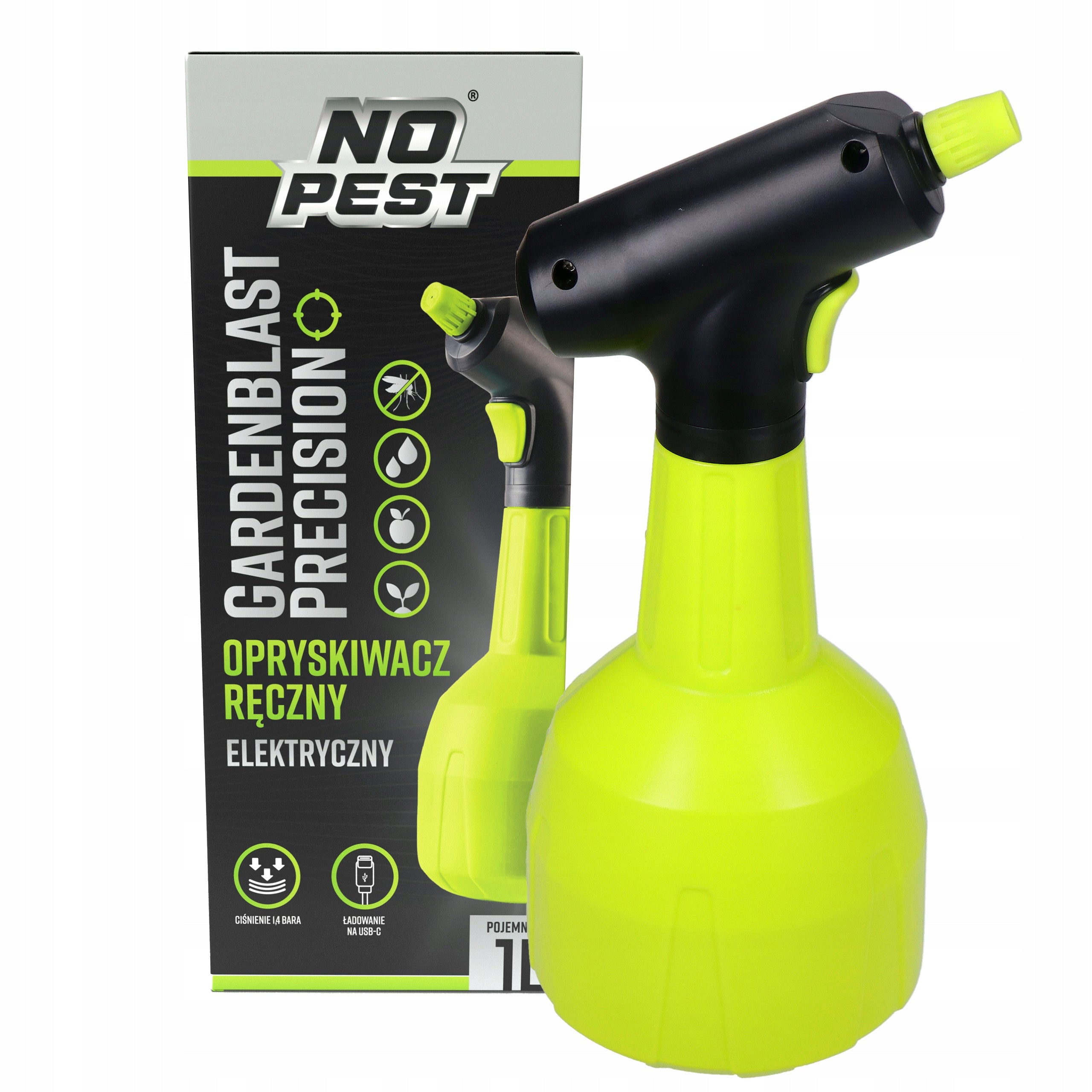 AUTOMATIC HAND SPRAYER FOR HOME GARDENBLAST NO PEST 1L Packaging status original