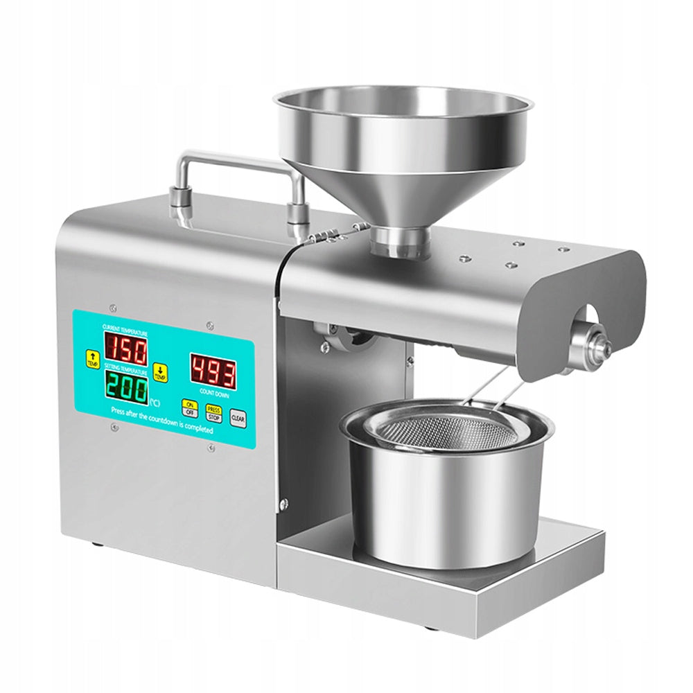 AUTOMATIC OIL PRESS WITH TEMPERATURE CONTROL 820W