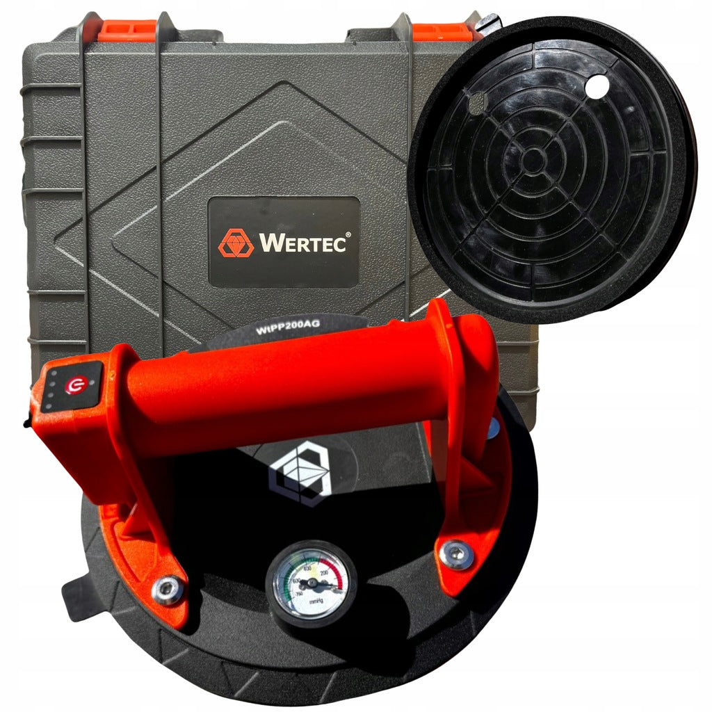AUTOMATIC VACUUM SUCTION CUP FOR ROUGH TILES WERTEC WTPP200AG