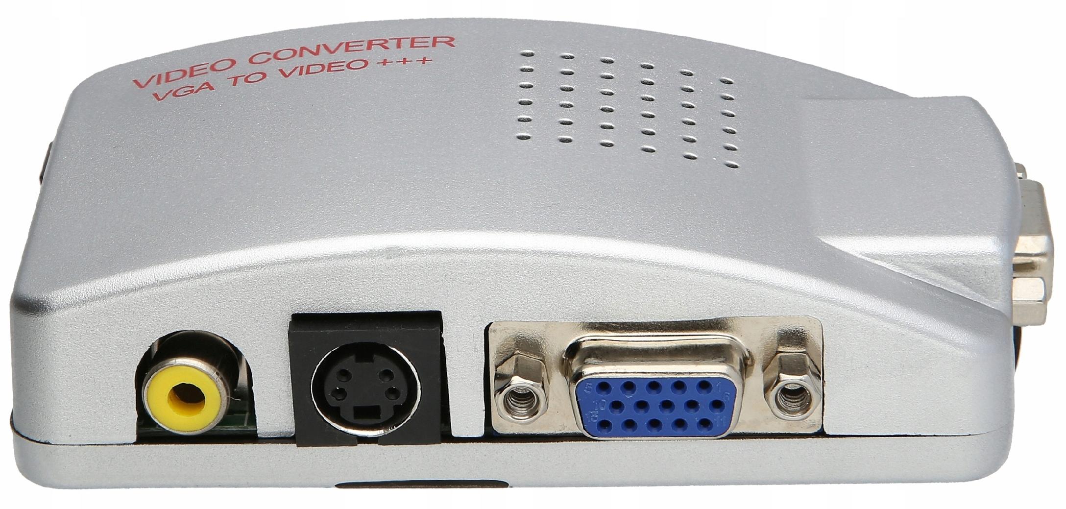 AV VGA SIGNAL CONVERTER - CVBS S-VIDEO VGA SET Brand PAWONIK