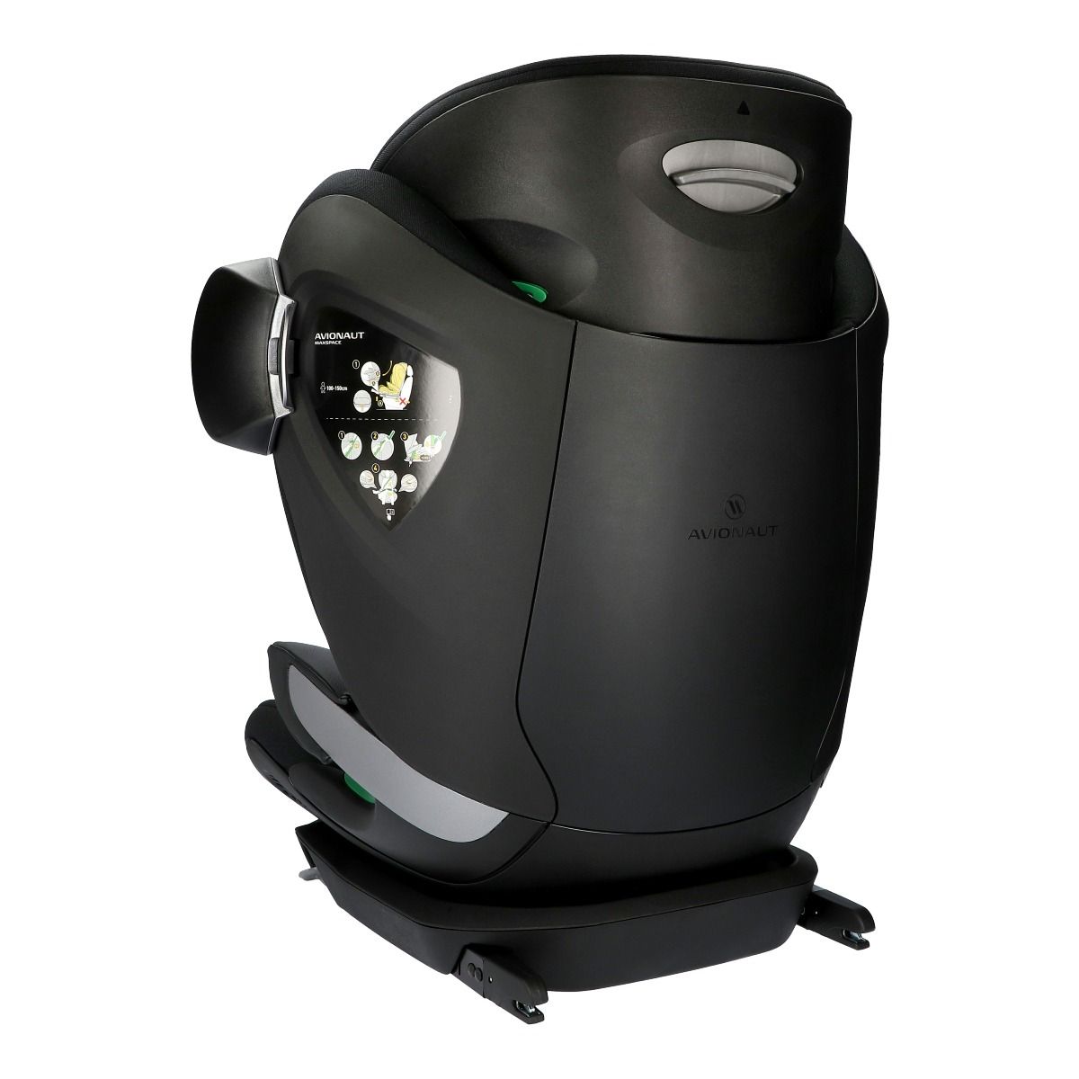 AVIONAUT MAXSPACE AIRFLOW I-SIZE 15-50KG 100-150cm BLACK MAX.03 Manufacturer code 5907603464886