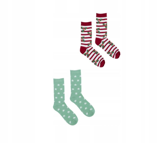 AVON two-pack of women's socks for gift Christmas socks