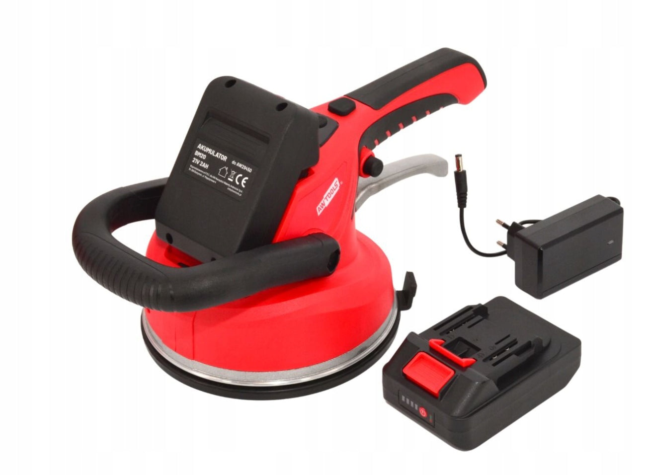 AWTOOLS VIBRATING SUCTION CUP FOR TILES 2x18V 50KG Manufacturer code AW29450