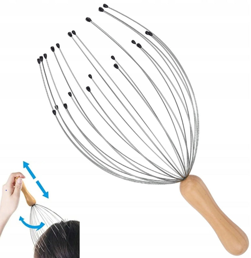 AYURVEDIC SCALP MASSAGER 28 RODS RELAXING SCRATCHER