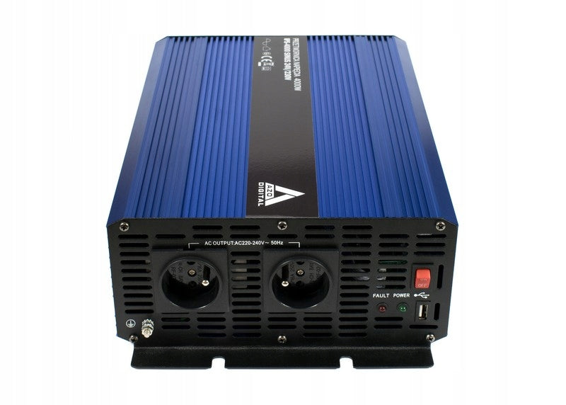 AZO Digital Voltage Converter 24 VDC / 230 VAC SINUS IPS-4000S 4000W Effective power 4000 W