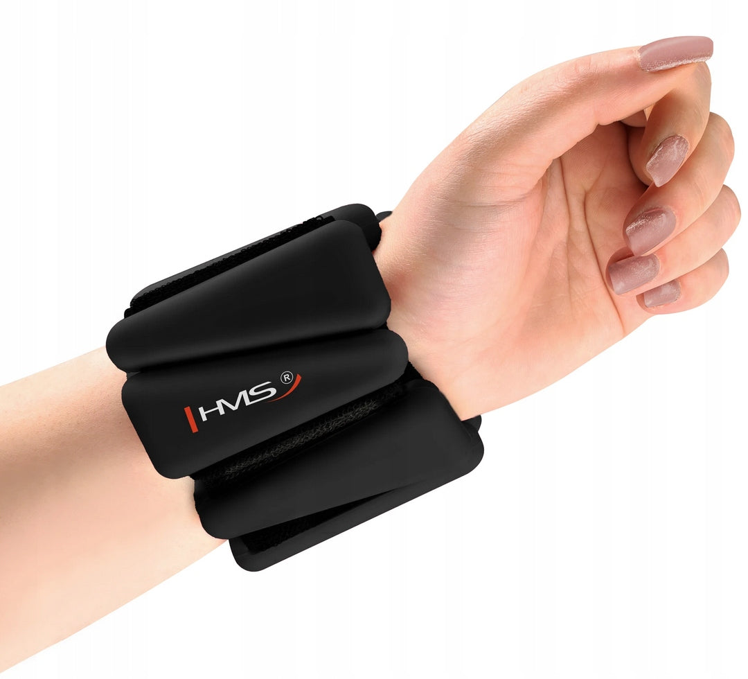 Abisal HMS SNK01 Ankle and wrist weights Black 2x0.5kg Brand HMS