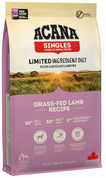 Acana Singles Grass-Fed Lamb Dry Dog Food Lamb 11,4 kg
