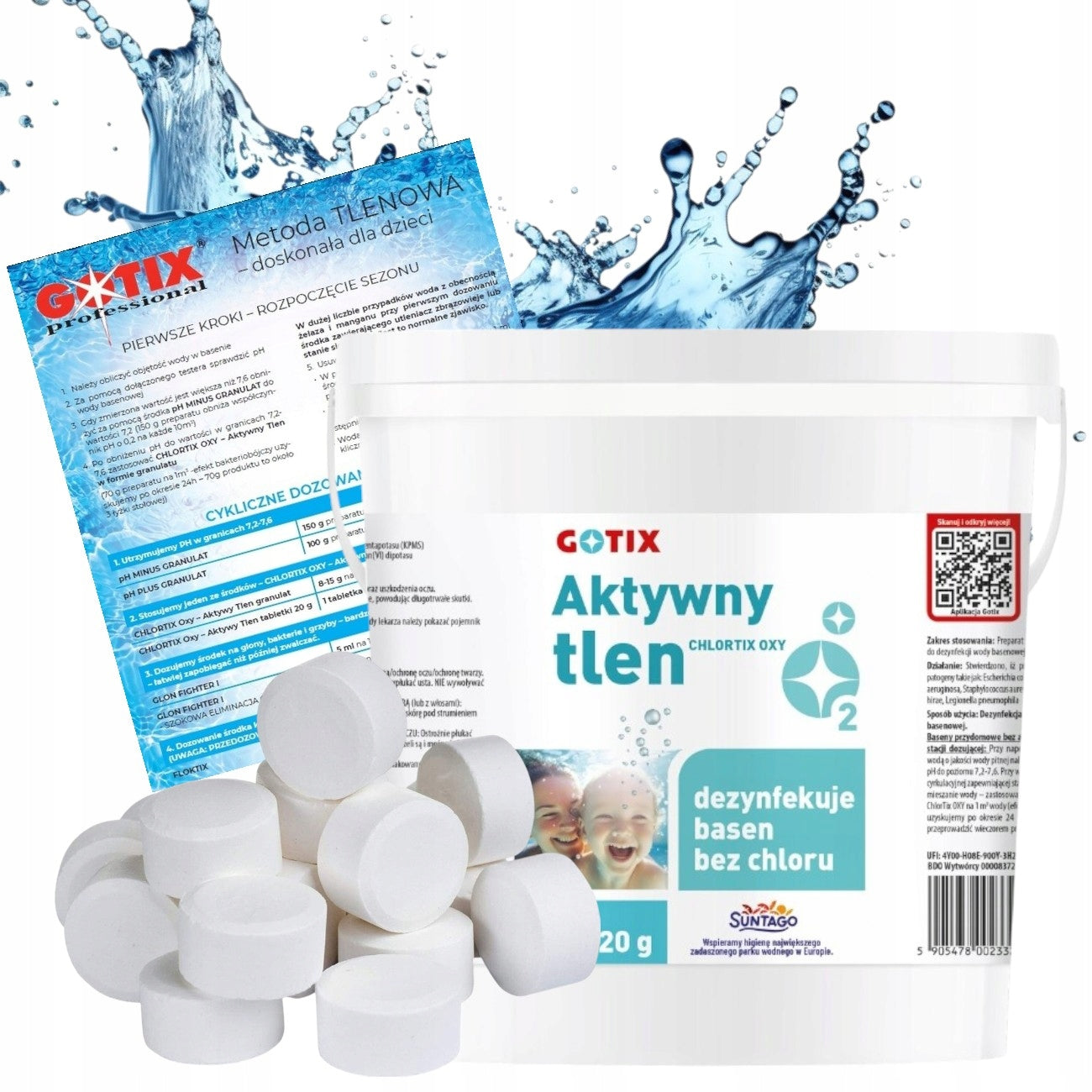 Active Oxygen for Swimming Pool Jacuzzi SPA Pool Chemistry without Chlorine Tablets 5 KG