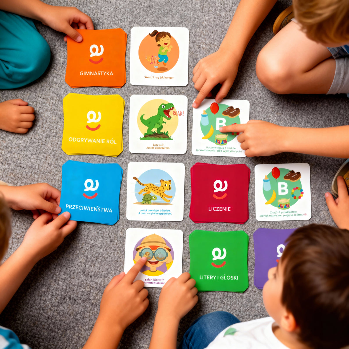 Activity Cube Cards - Crazy Fun Card Game for Kids 48 CARDS Manufacturer code 5901179974046
